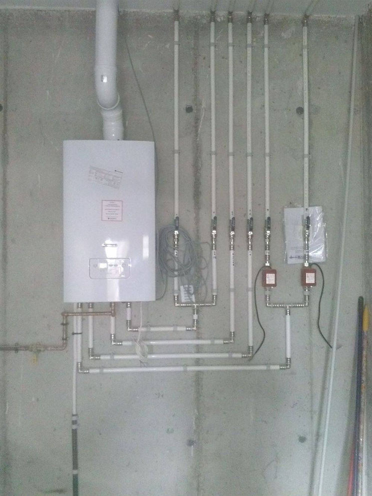 Instalación real de gas realizada por Visoenergia